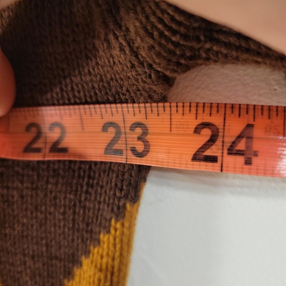 VINTAGE PHAT FARM OVERSIZED ARGYLE SWEATER Sz XL - Picture 8 of 8